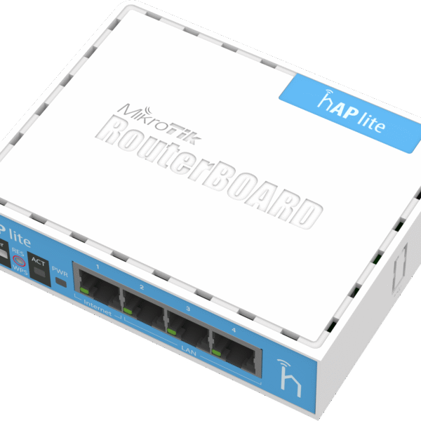 MikroTik hAP lite - 2.4GHz desktop Wi-Fi Router - mountable