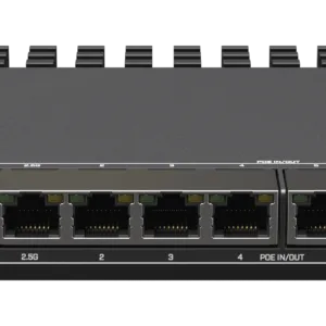 MikroTik 7 Gigabit 1 x 2.5Gbps 1 SFP+ PoE Router L5 License | MT-RB5009UPR+S+IN