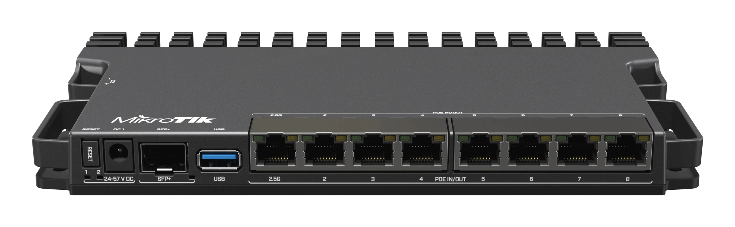 MikroTik 7 Gigabit 1 x 2.5Gbps 1 SFP+ PoE Router L5 License | MT-RB5009UPR+S+IN