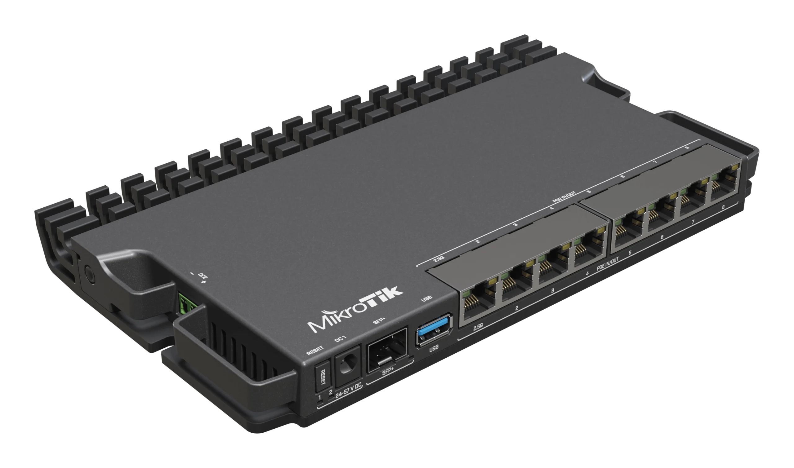 MikroTik 7 Gigabit 1 x 2.5Gbps 1 SFP+ PoE Router L5 License | MT-RB5009UPR+S+IN - Image 2