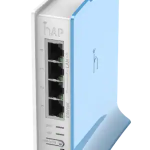 MikroTik hAP Lite Tower 4 Port WiFi 4 Router | MT-RB941-2ND