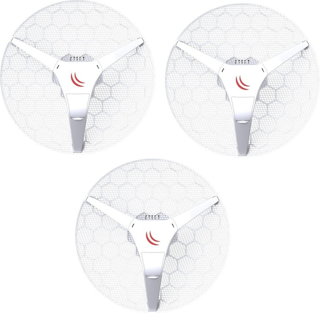 MikroTik LHG 5 - 5GHz Outdoor grid CPE - 3 pack - Image 2