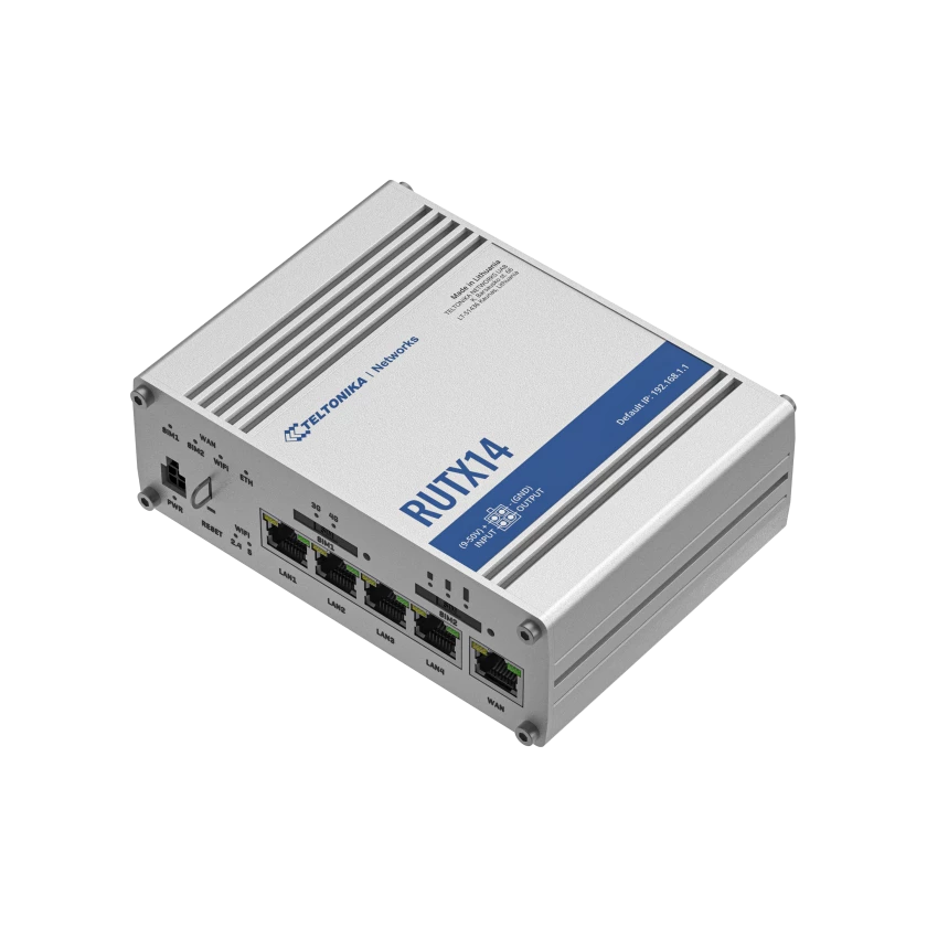 Teltonika 4G LTE Cat 12 Industrial Cellular Router | RUTX14 - Image 2