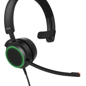 Snom A330M Mono Over-Ear Headset, Passive Noise Cancellation, VoIP Phone Headset, USB/3.5mm