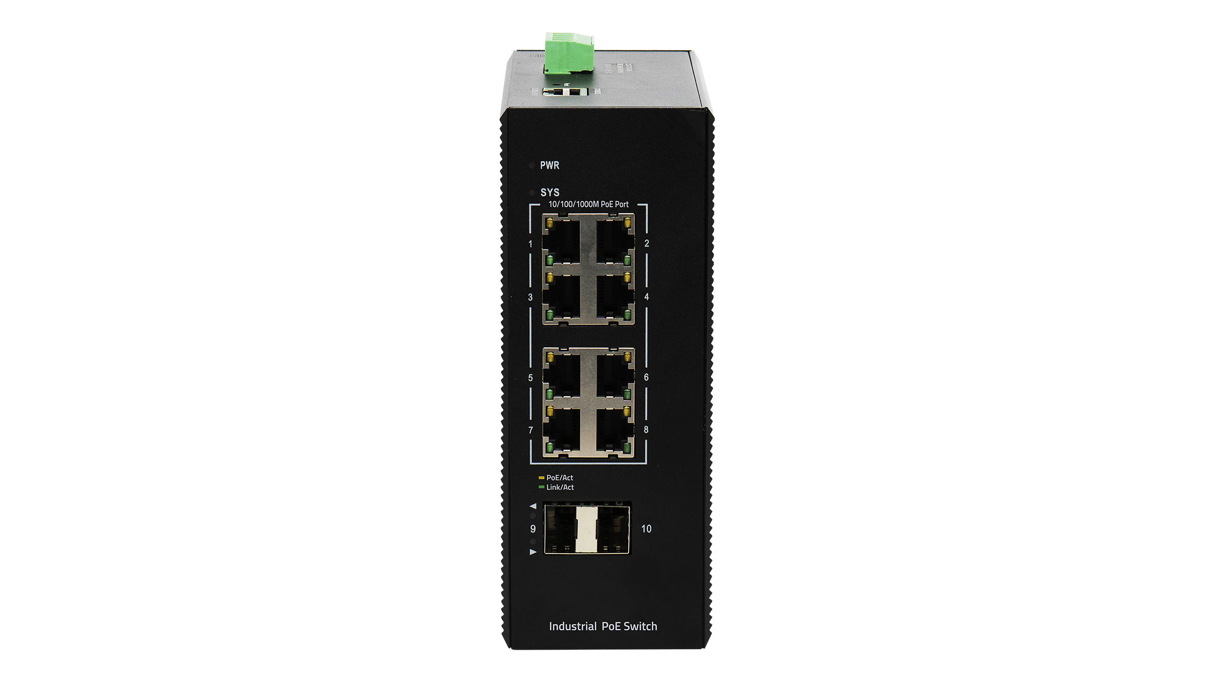 BDCOM 8 Port Gigabit Industrial PoE+ Switch With 2 SFP - Managed