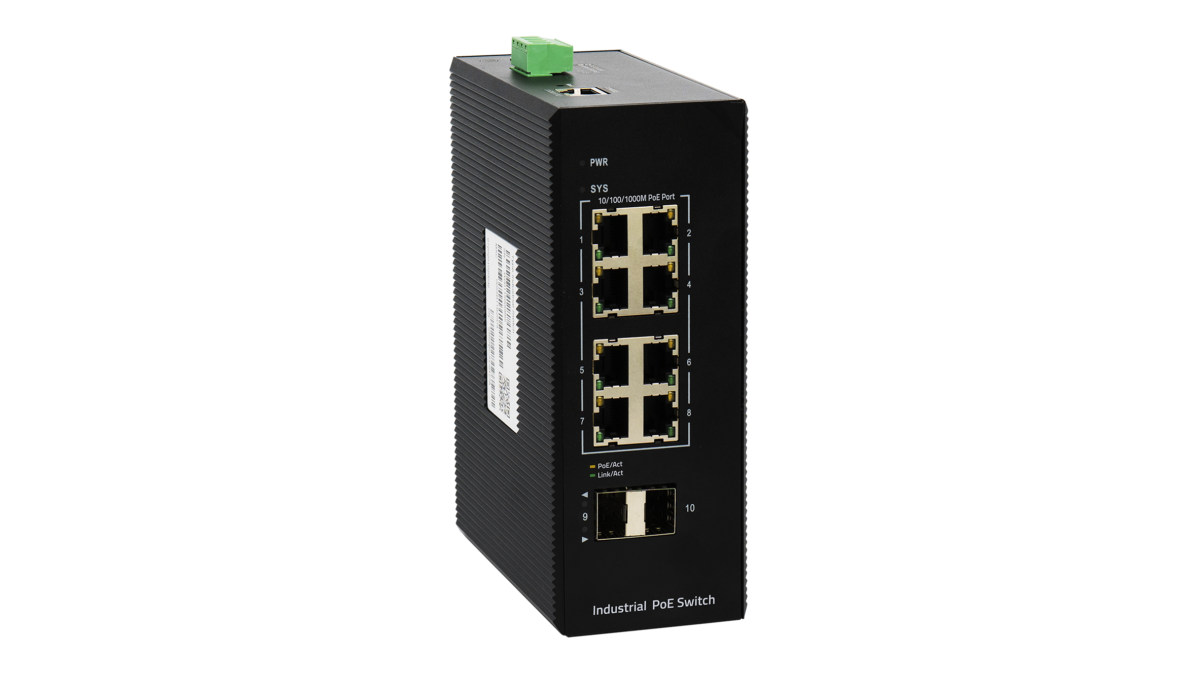 BDCOM 8 Port Gigabit Industrial PoE+ Switch With 2 SFP - Managed - Image 2