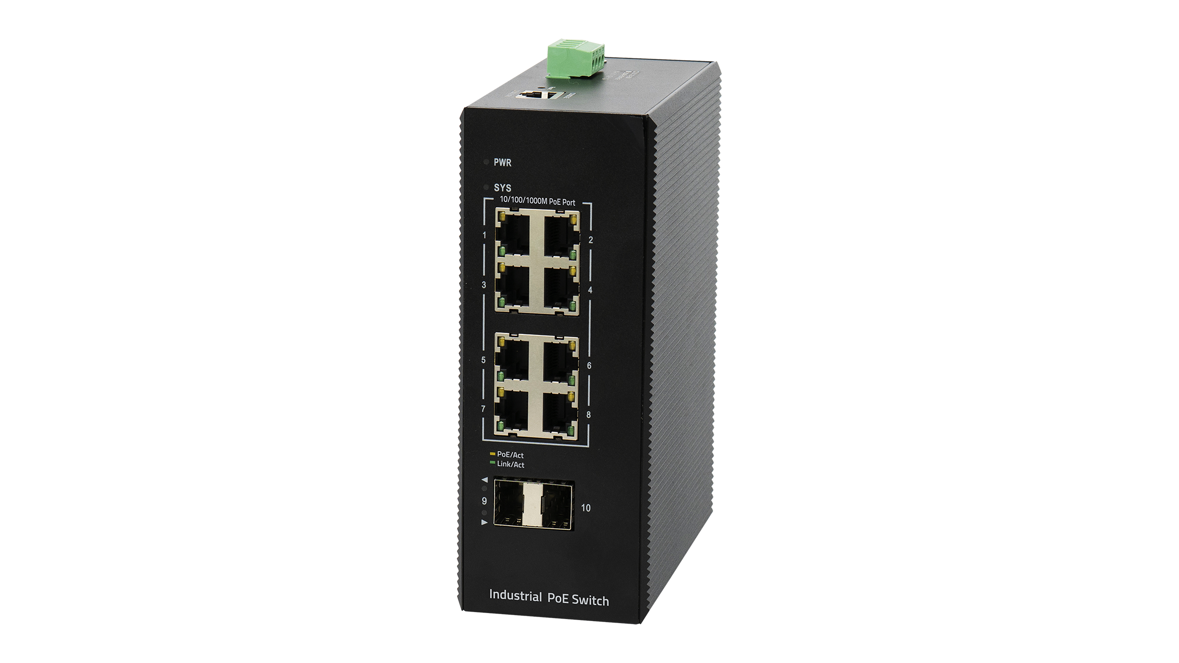 BDCOM 8 Port Gigabit Industrial PoE+ Switch With 2 SFP - Managed - Image 4