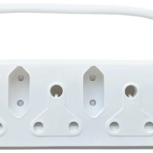 Acconet 6-Way Multiplug with 3x 16A SA and 3x 5A 2 Pin Sockets | AC-MPLUG-SURGE-6