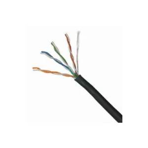 Acconet CAT5 UV Outdoor Ethernet Cable 305m Black CCA SF/TP Roll | CAT5U-305