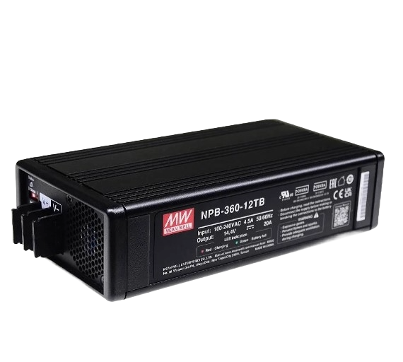 Mean Well - 24V, 12.5A, 360W Battery Charger - Image 2
