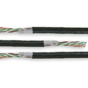 Acconet CAT6 UV Outdoor Ethernet Cable 100m Black CCA SF/TP Pull Box| CAT6-100-U