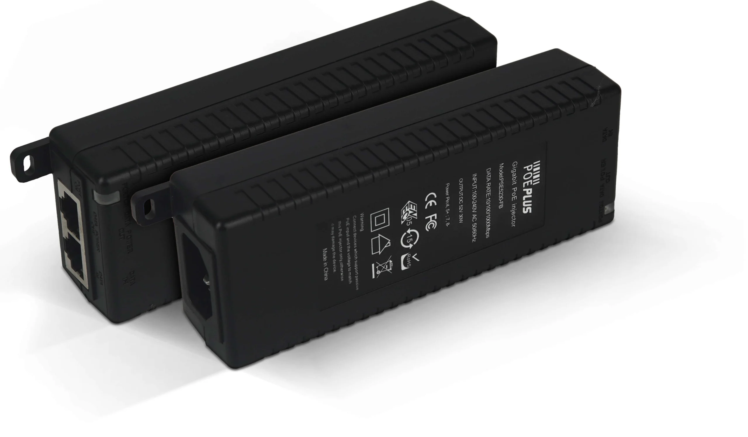 Gigabit Power over Ethernet (PoE) Injector. 48V, 0.575A, Passive, 30W - Image 5
