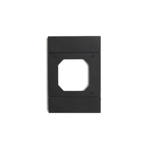 Acconet IoT 4x2 Smart Wall Switch Adapter Plate, Black | AC-IOT-BP-B