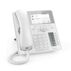 Snom D785 12-line Desktop SIP Phone in White - No PSU Included - Hi-Res 4.3" Colour Display - USB