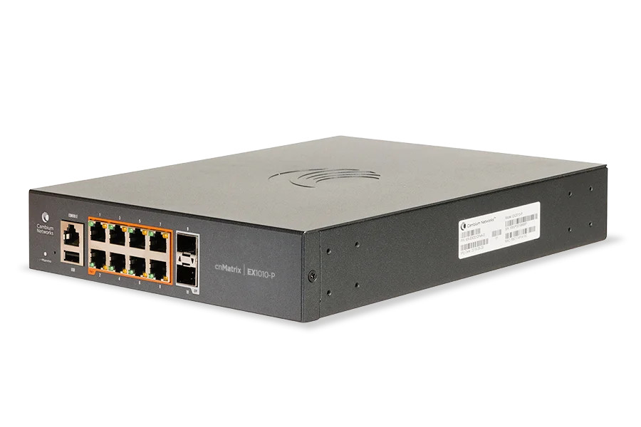 Cambium cnMatrix Enterprise 10 port PoE+ Switch | CNM-EX1010-P - Image 3