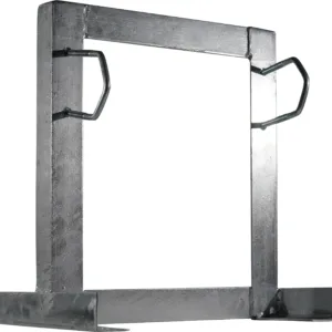 Square Wall Mount Bracket Offset Two Clamp Galvanised |TMP-SB-250-B