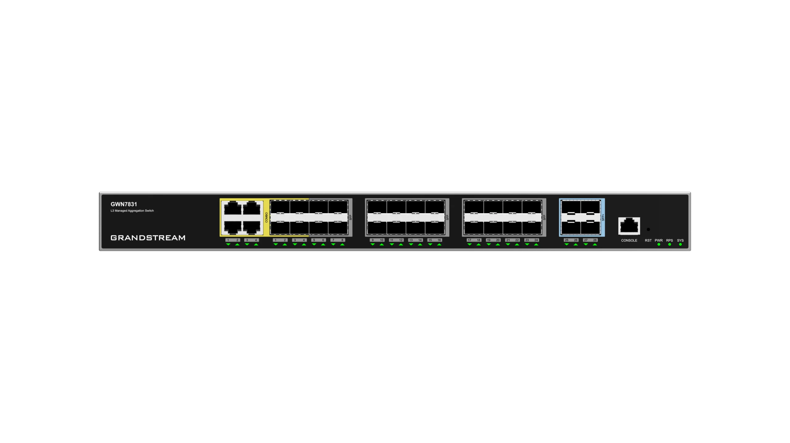 Grandstream Enterprise L3 Aggregation Managed Switch | GWN7831 - Image 2
