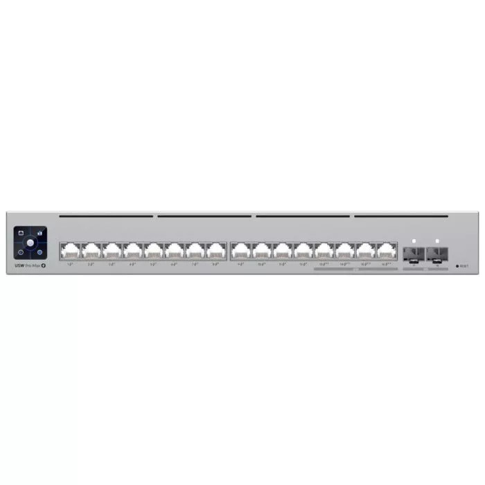 Ubiquiti UniFi Pro Max 16 Port 12 PoE 180W Switch | USW-Pro-Max-16-PoE - Image 2