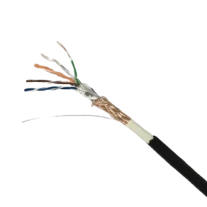 Acconet CAT5 UV Outdoor Ethernet Cable 305m Black Solid Copper SF/TP Pull Box | CAT5U-305-SC