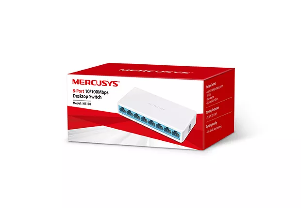 Mercusys 8-Port 10/100Mbps Desktop Switch | MRC-MS108 - Image 3