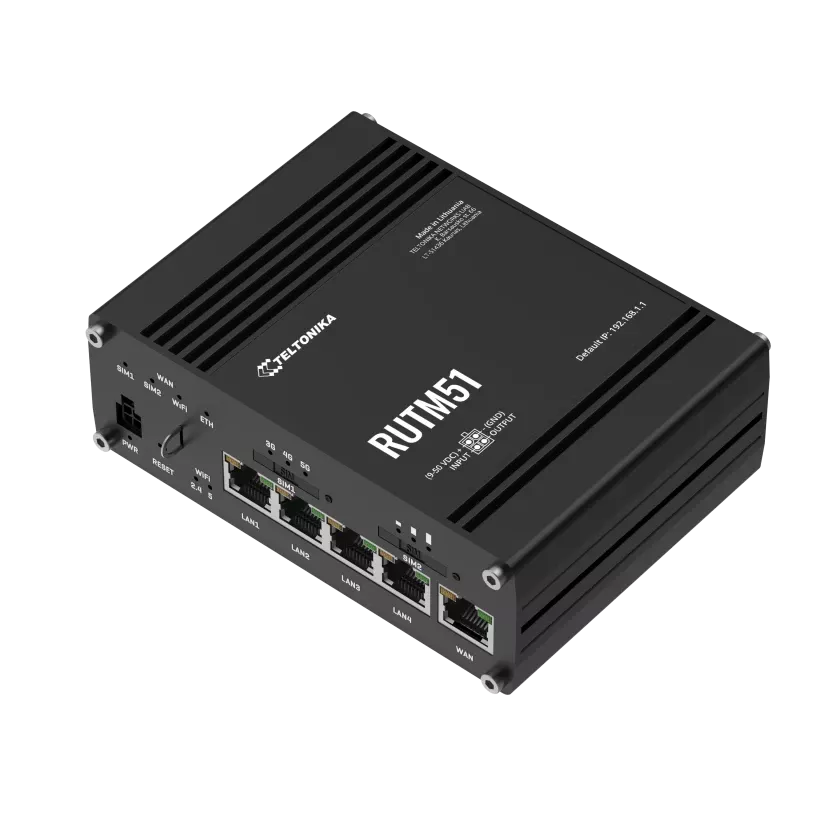 Teltonika Industrial 5G Dual SIM Router | RUTM51 - Image 2