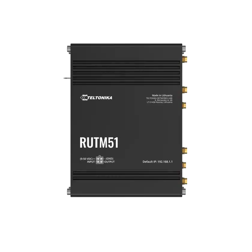 Teltonika Industrial 5G Dual SIM Router | RUTM51