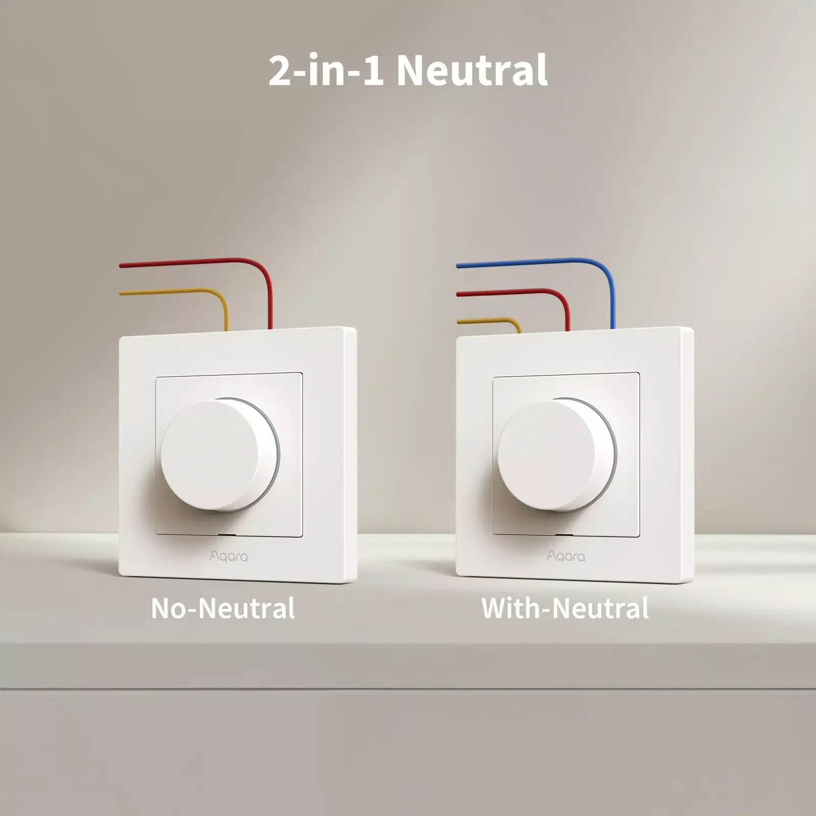 Aqara Dimmer Switch H2 EU 2 in 1 With Neutral & No Neutral (Grey) | AQ-CTRL-DIM-SW-WALL-G - Image 7