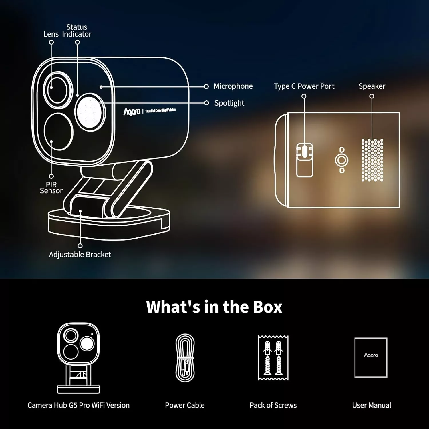 Aqara Camera Hub G5 Pro (WiFi, White) | AQ-HUB-CAM-G5-PRO-WIFI-W - Image 6
