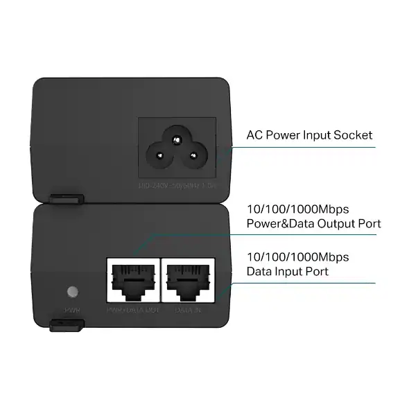 TP-Link Omada Active Gigabit PoE+ Injector Adapter | TL-POE160S - Image 4