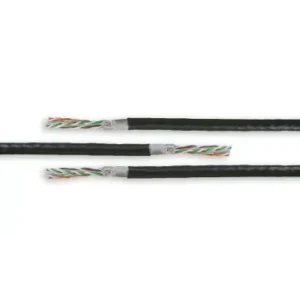 Acconet CAT5 UV Outdoor Ethernet Cable 100m Black CCA SF/TP Pull Box | CAT5U-100