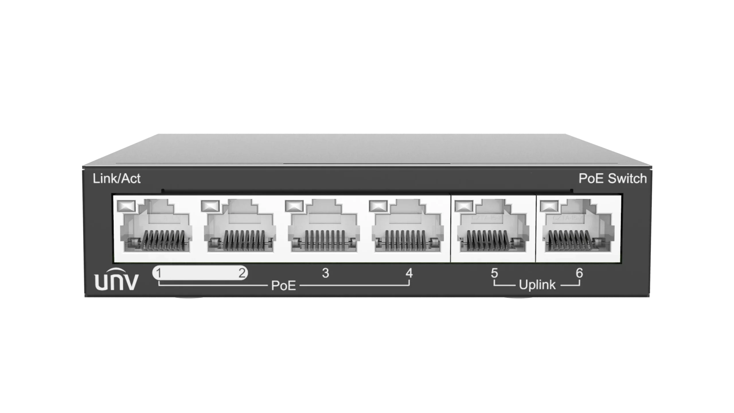 Uniview UNV 6-Port Unmanaged PoE Switch | NSW2020-6T-POE-IN