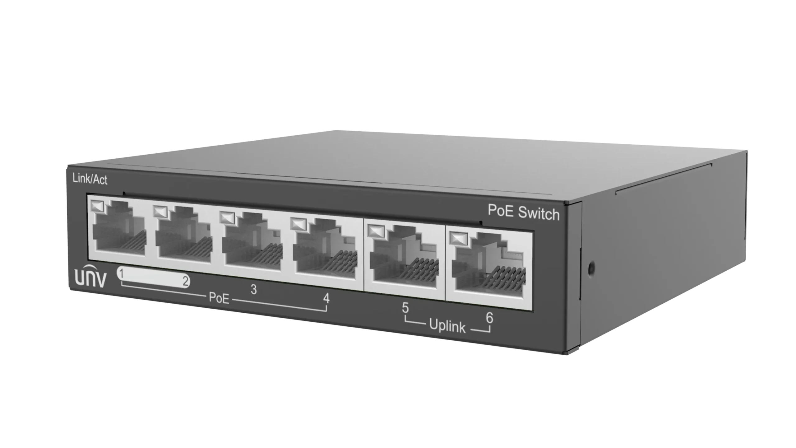 Uniview UNV 6-Port Unmanaged PoE Switch | NSW2020-6T-POE-IN - Image 2