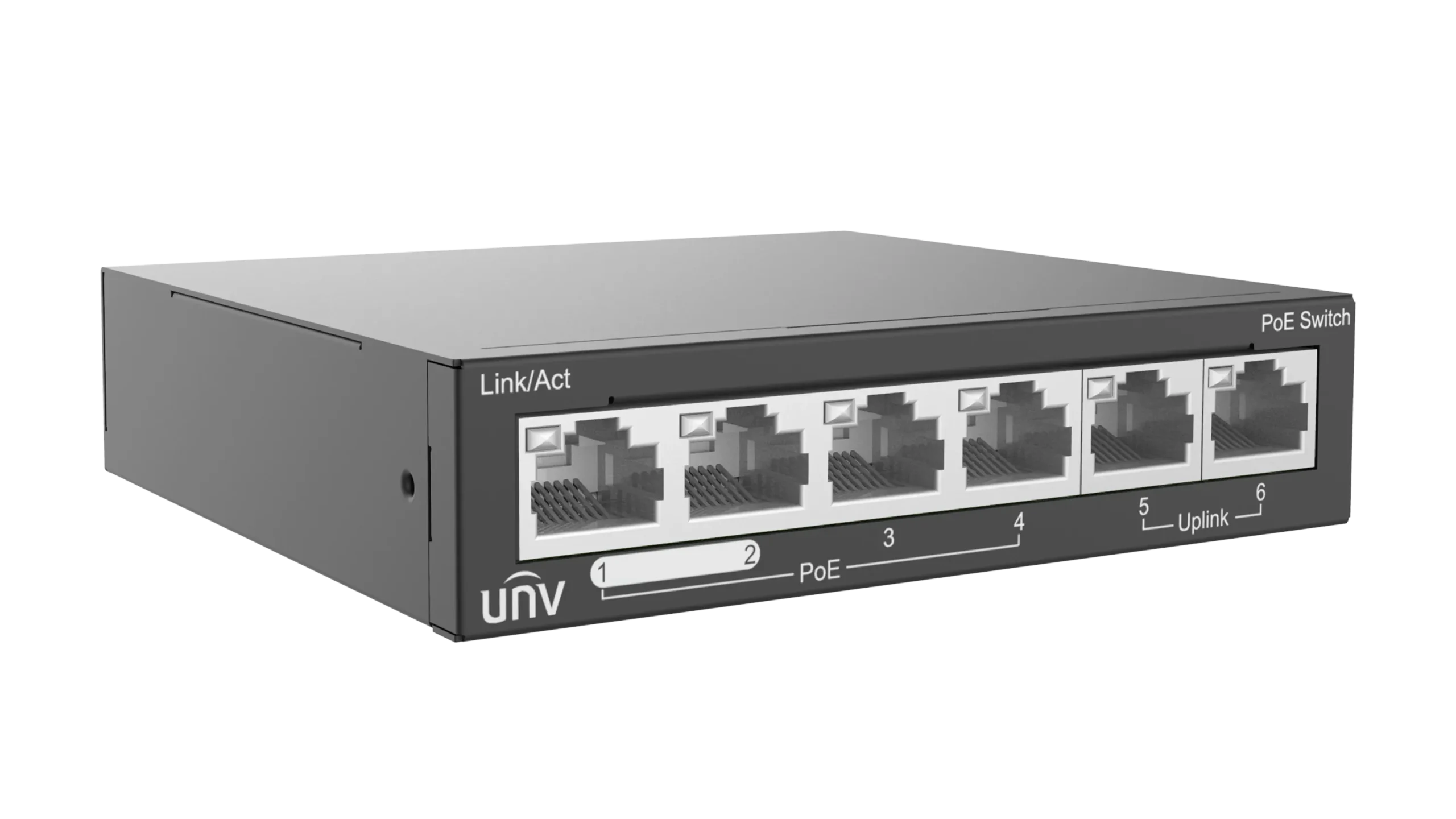 Uniview UNV 6-Port Unmanaged PoE Switch | NSW2020-6T-POE-IN - Image 3