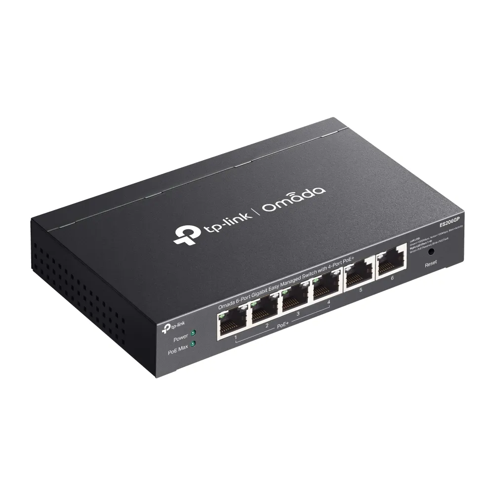 TP-Link Omada 6-Port Gigabit Easy Managed Switch with 4-Port PoE+ - Image 5