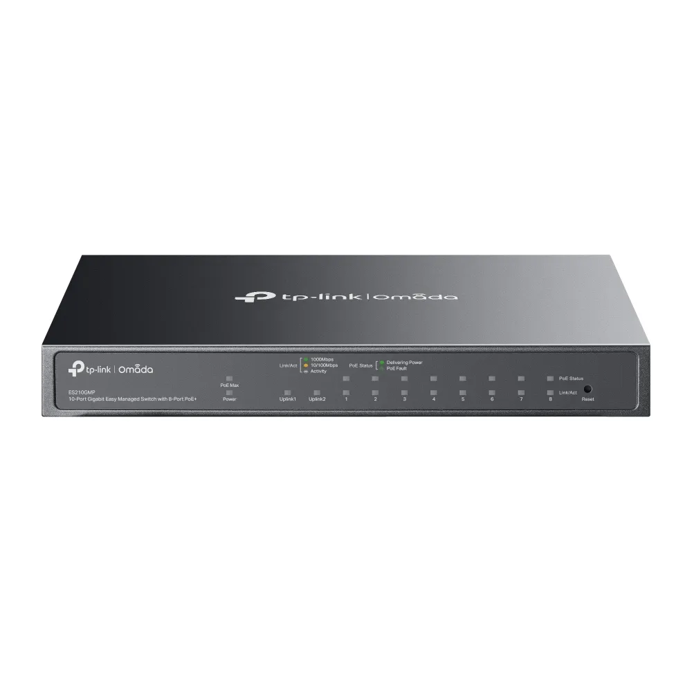 TP-Link Omada 10-Port Gigabit Easy Managed Switch with 8-Port PoE+ - Image 2