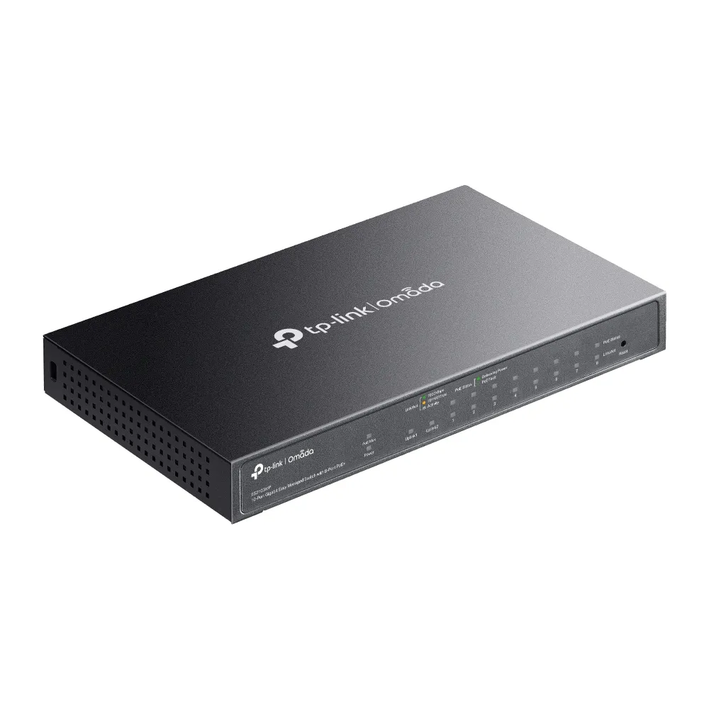 TP-Link Omada 10-Port Gigabit Easy Managed Switch with 8-Port PoE+ - Image 3