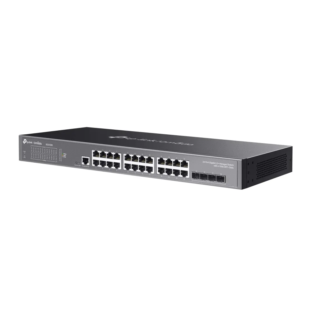 TP-Link JetStream 24-Port Gigabit L2+ Managed Switch with 4 10GE SFP+ Slots - Image 3