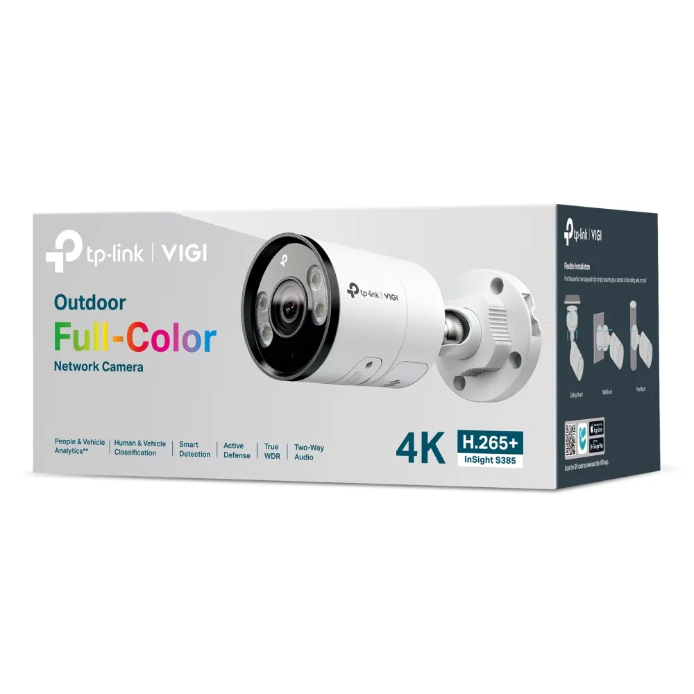TP-Link VIGI S385 8MP Outdoor Full-Color Bullet Network Camera | TP-VIGI-S385-28 - Image 4