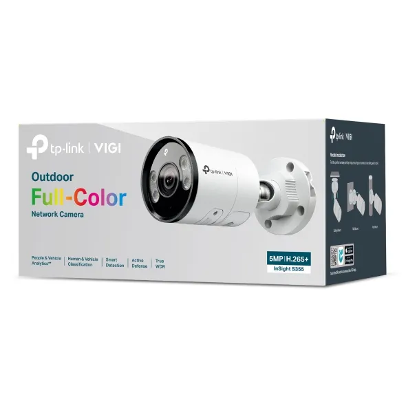 TP-Link VIGI 5MP Outdoor Full-Color Bullet Network Camera | TP-VIGI-S355-6 - Image 4