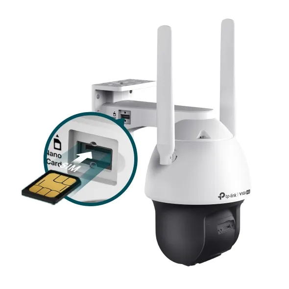 TP-Link VIGI 4MP Outdoor Full-Color 4G Pan Tilt Network Camera | TP-VIGI-C540-4G-4 - Image 2