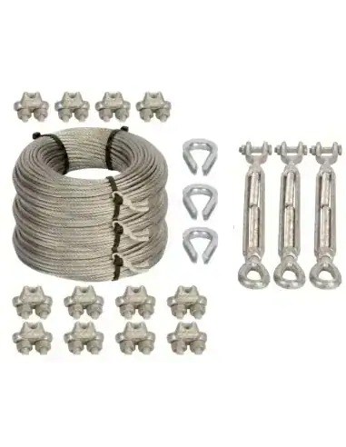 Heavy-duty Lattice Mast - 21m Guy rope kit | MAST-GR-21M