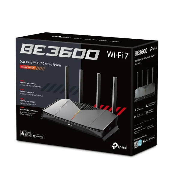 TP-Link Archer BE3600 Dual-Band Wi-Fi 7 Gaming Router - Image 4
