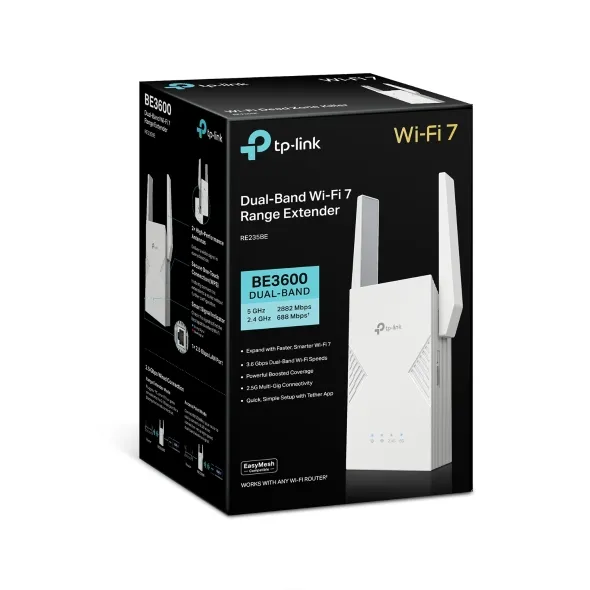 TP-Link BE3600 Wi-Fi 7 Range Extender - Image 3