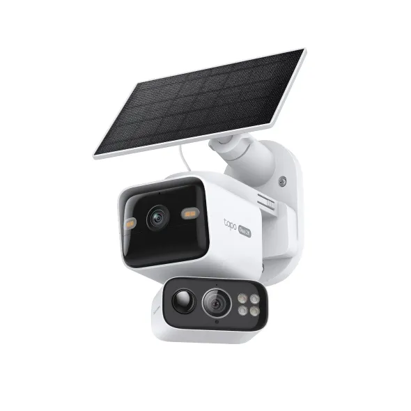 TP-Link Tapo 2K Dual-Lens Pan/Tilt Solar Wi-Fi Security Camera Kit | C645D-KIT