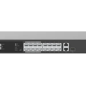 UNV - 16x Fast Ethernet PoE Ethernet Port Switch, 2x Gigabit port, 1x SFP port