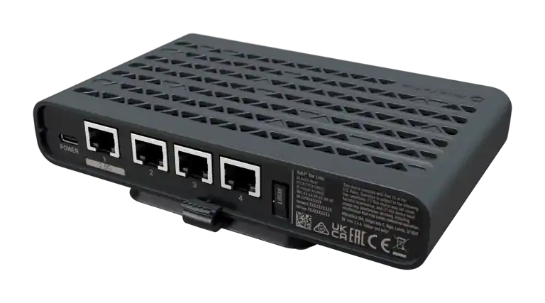 MikroTik hAP be lite 4 Port 2.5G WiFi 7 Router - Image 3