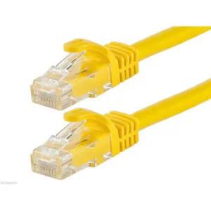 Acconet CAT6 3m UTP Flylead (Patch Lead) Yellow | CAT6-FLY-3-YELLOW