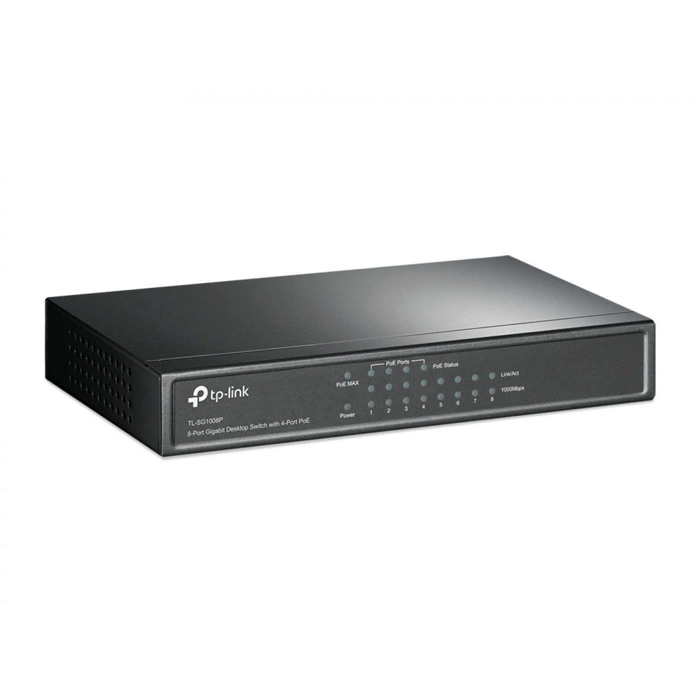 TP-Link 8-Port Gigabit 4 PoE+ Desktop Switch | TL-SG1008P - Image 2