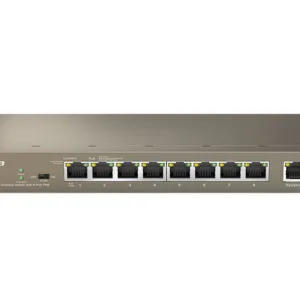 Tenda 9-Port Fast Ethernet Switch with 8-Port PoE | TEF1109P-8-63W