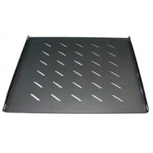 Acconet Fixed Shelf For 1000mm Deep 18, 27, 42U Racks, 700mm Deep, 1U, Black